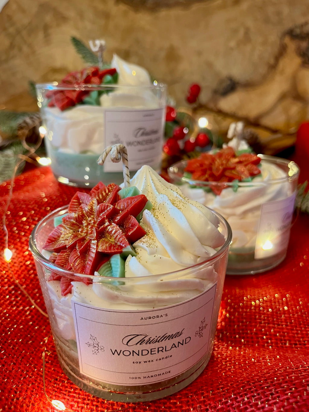 Vela “Fleur de Noël”