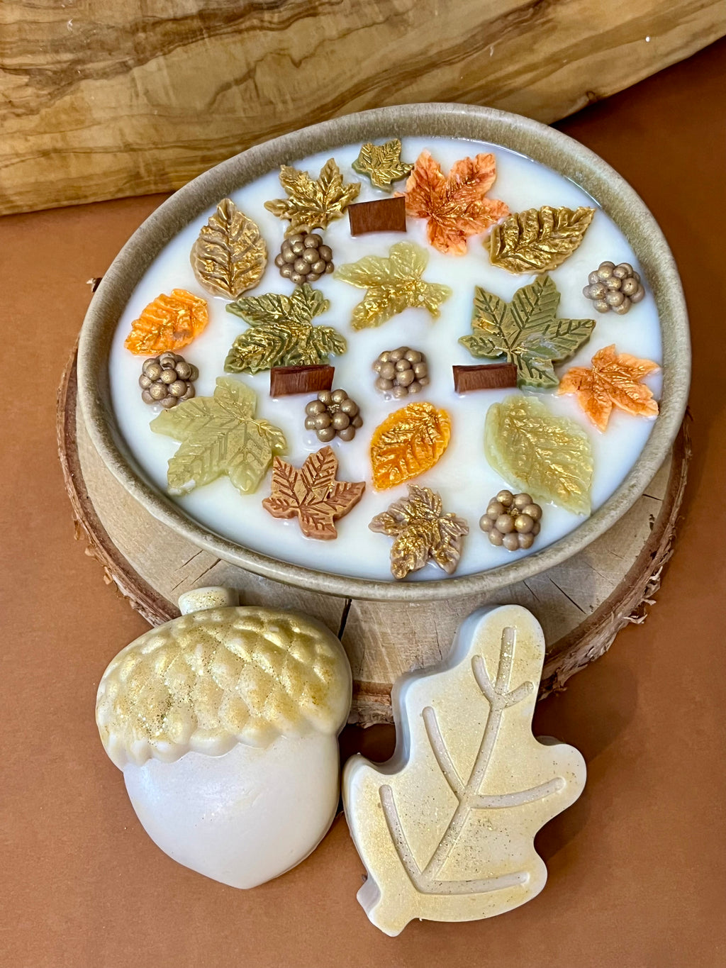 Vela “Folhas de Outono”