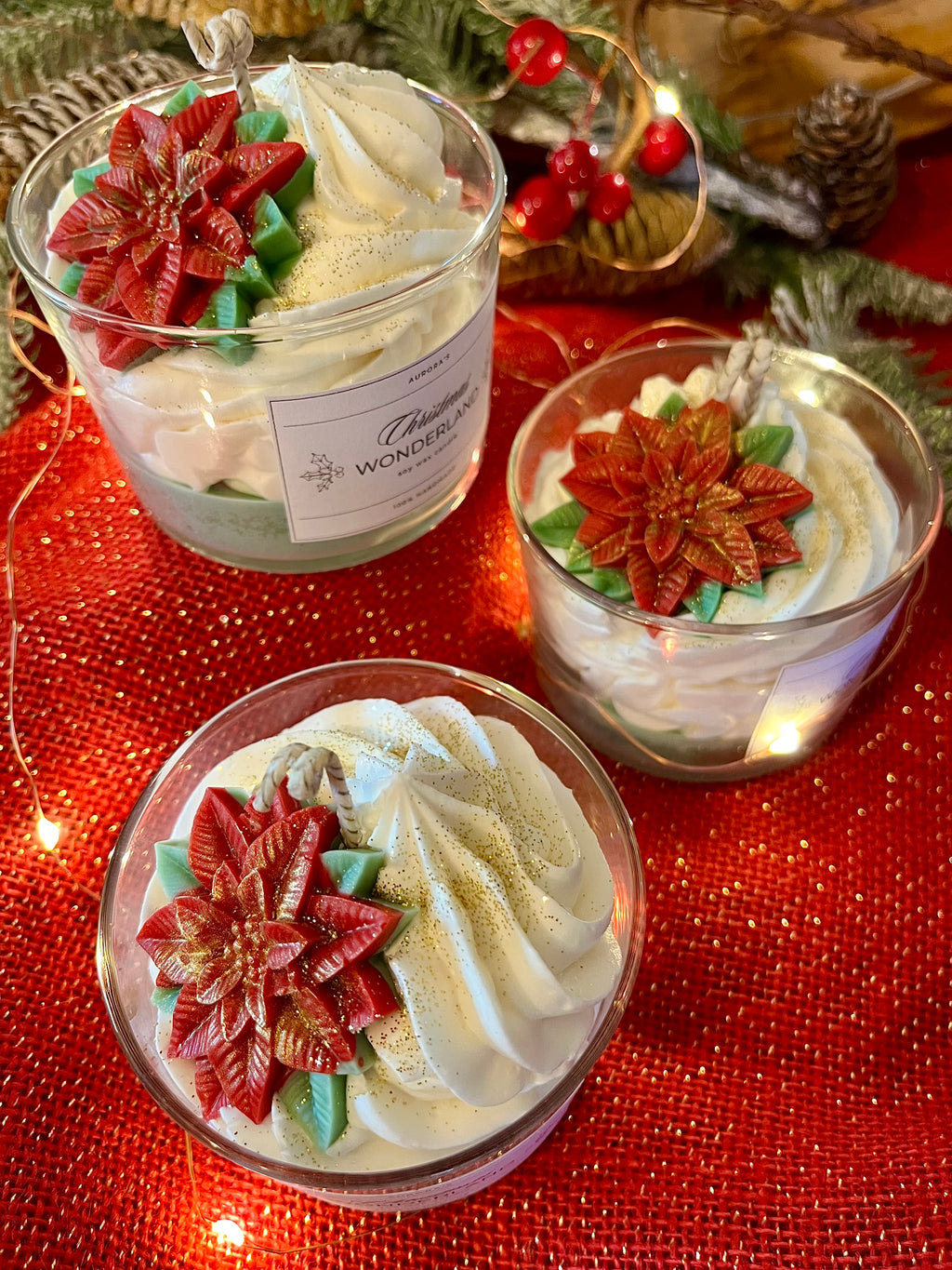 Vela “Fleur de Noël”