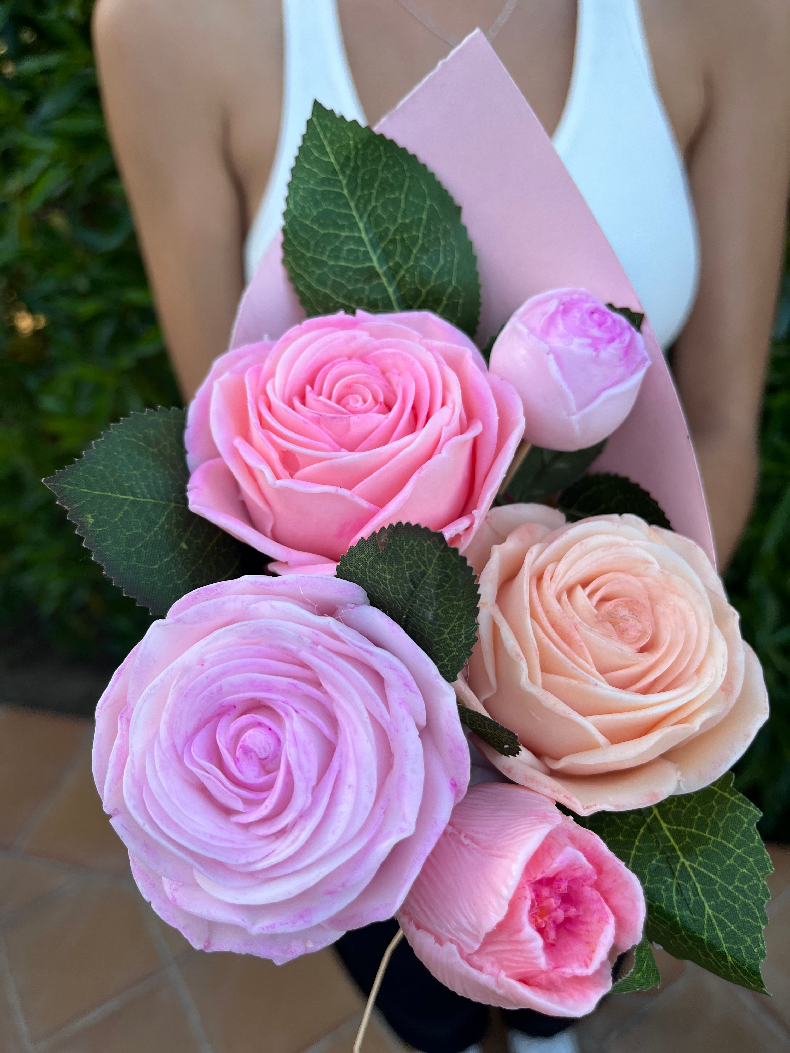 Bouquet de Sabonete Dia da Mãe