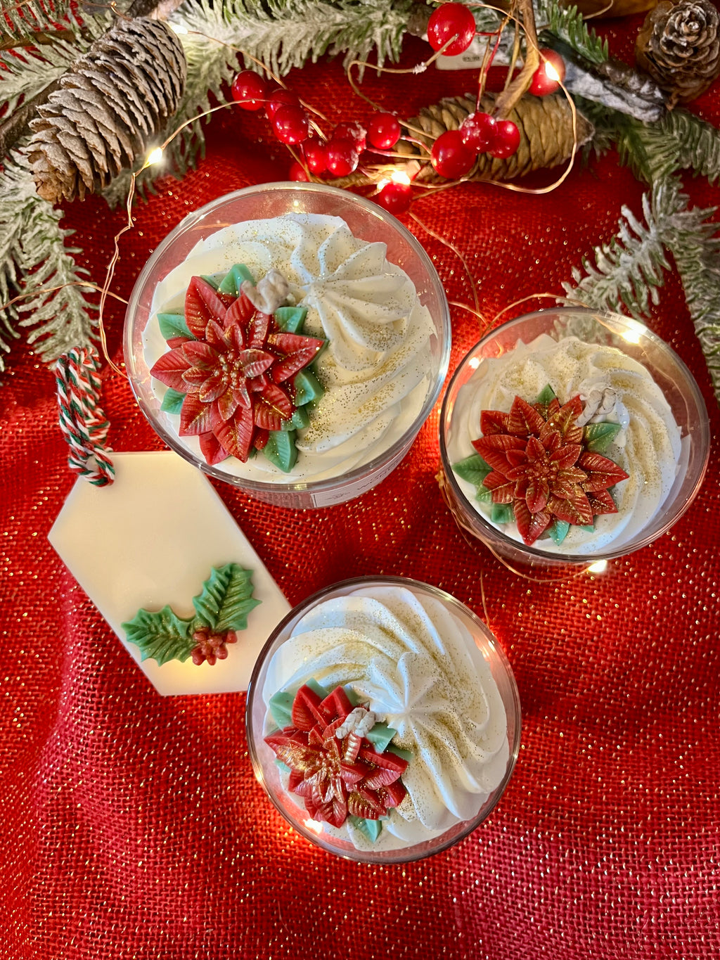 Vela “Fleur de Noël”