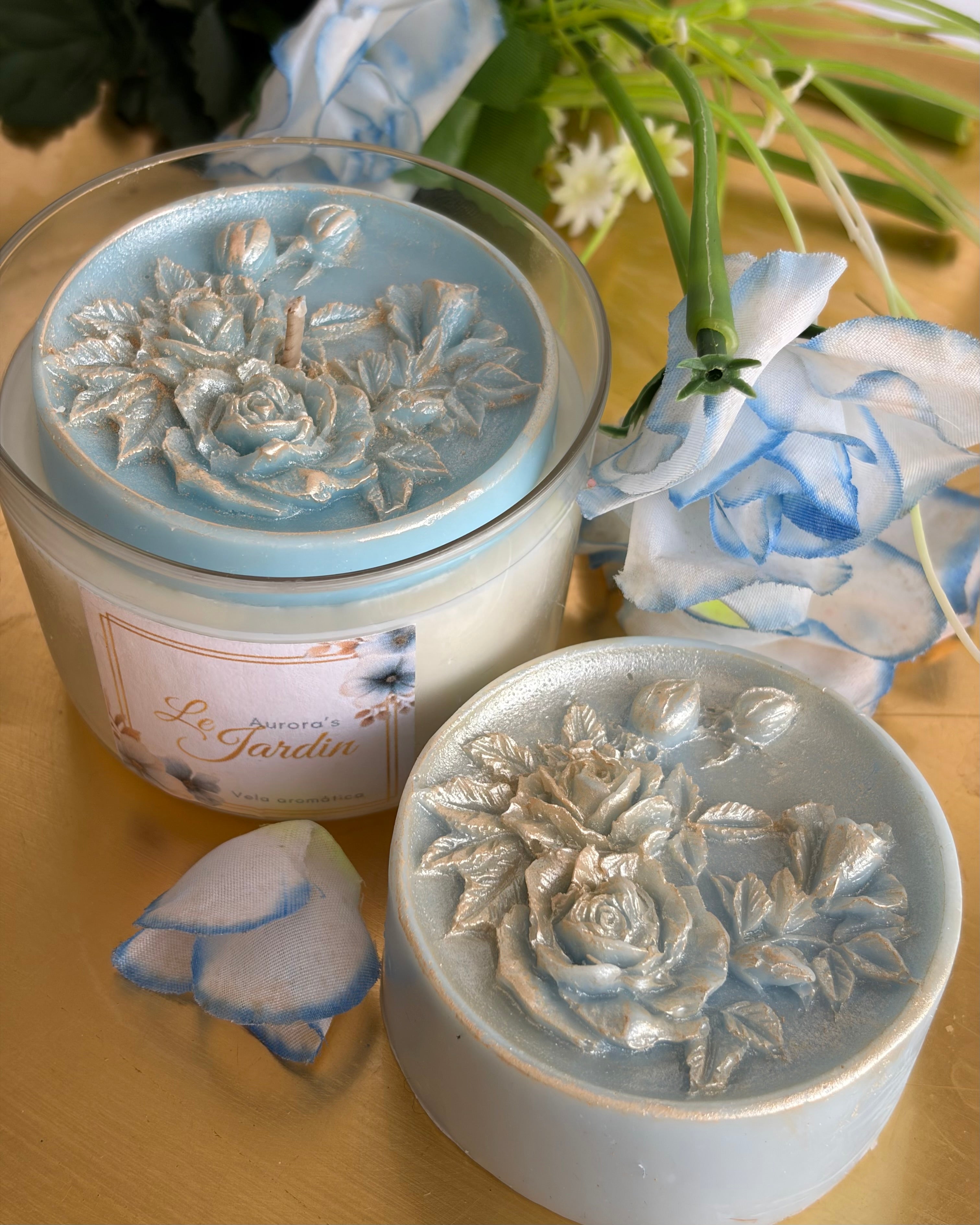 Conjunto vela e sabonete “Le Jardin”