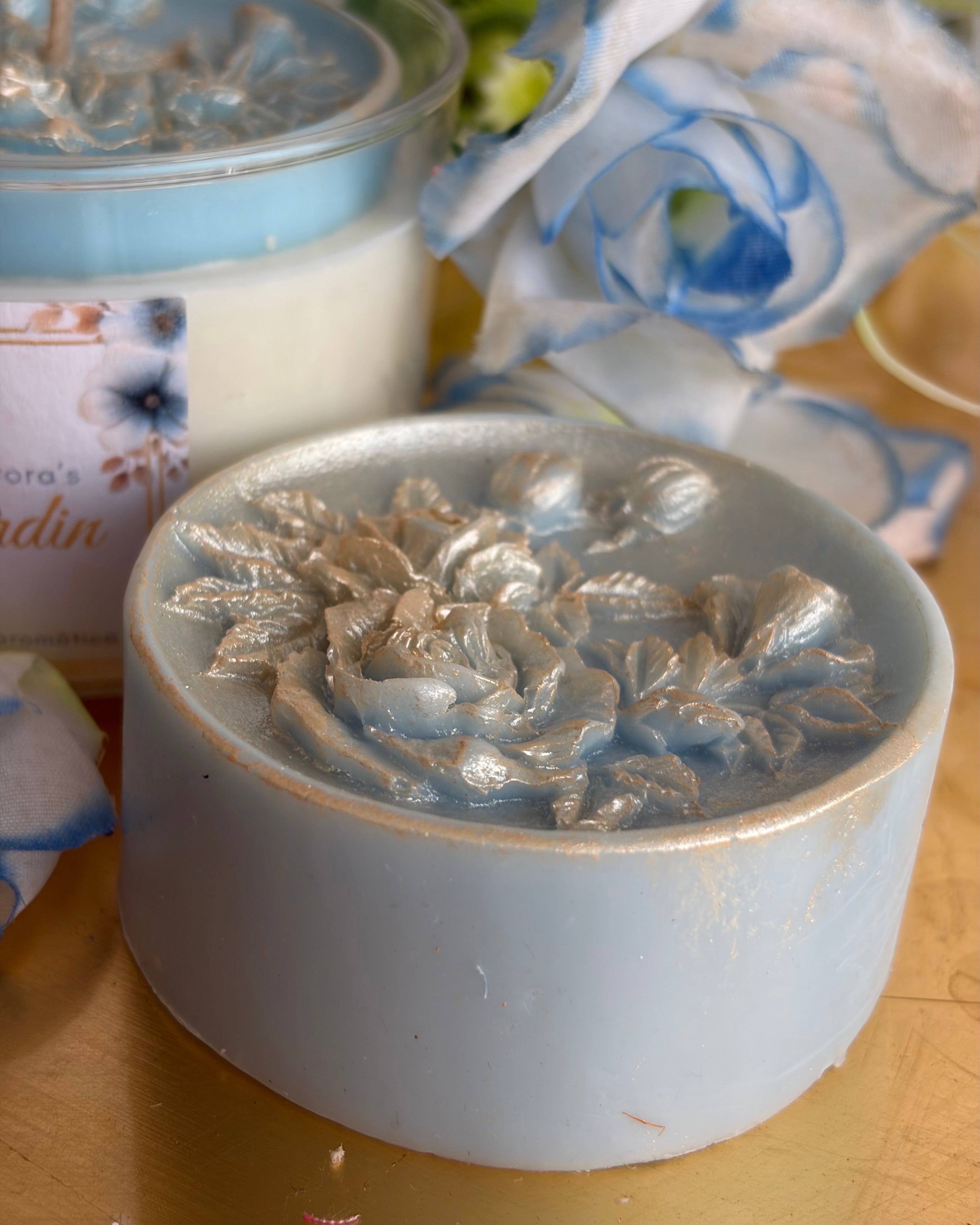 Conjunto vela e sabonete “Le Jardin”