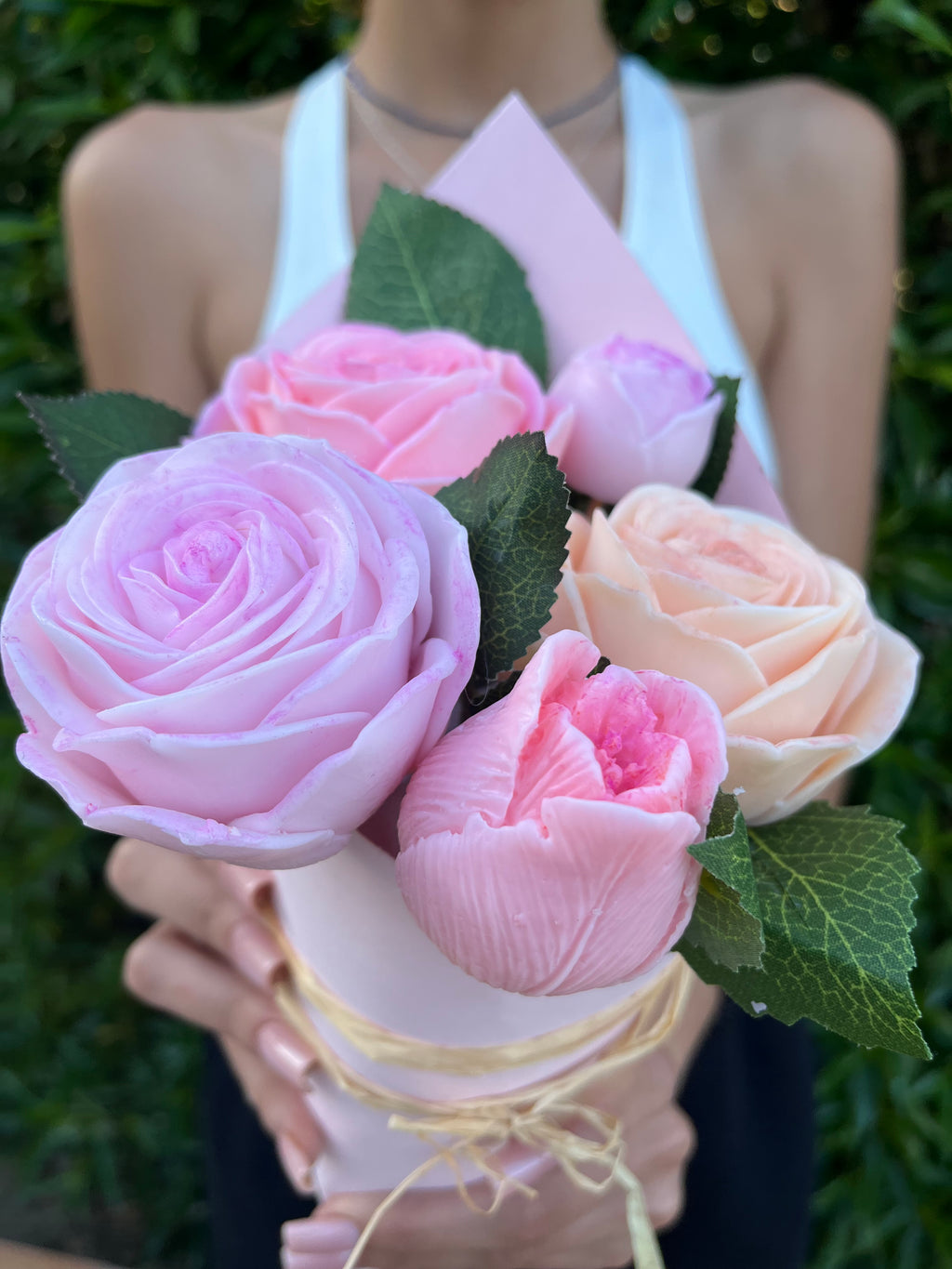 Bouquet de Sabonete Dia da Mãe