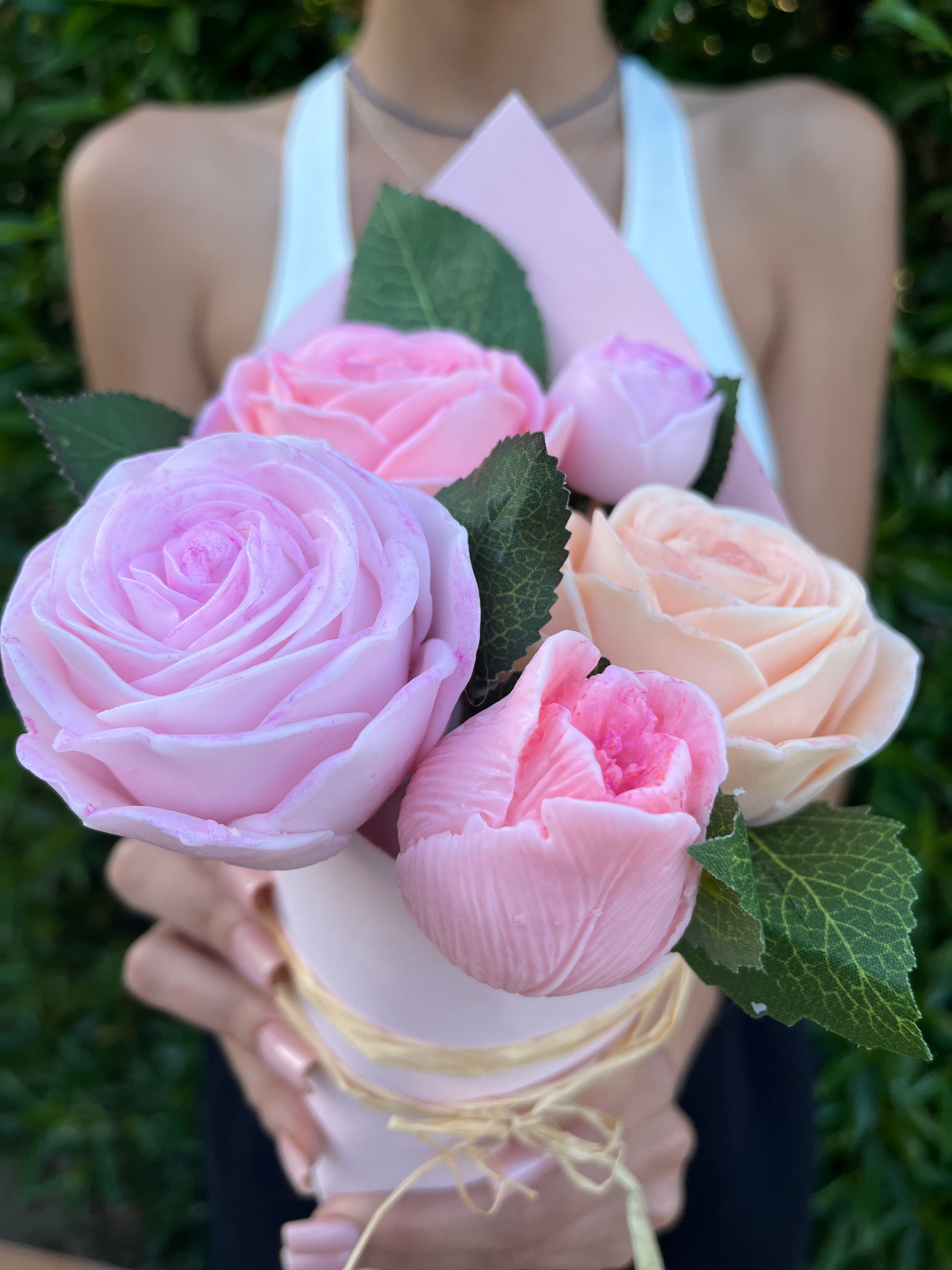Bouquet de Sabonete Dia da Mãe