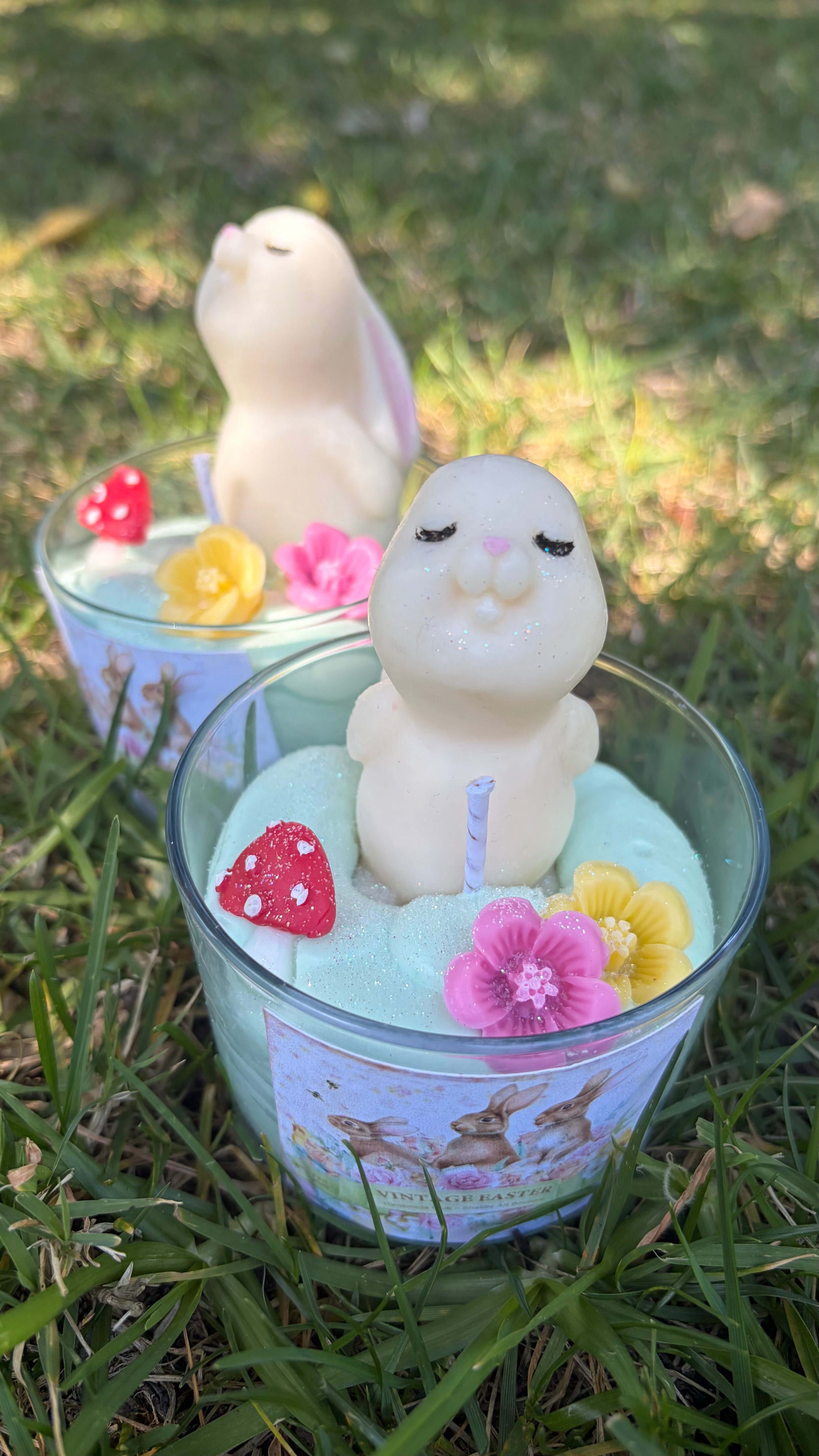 Vela coelho “Vintage Easter”