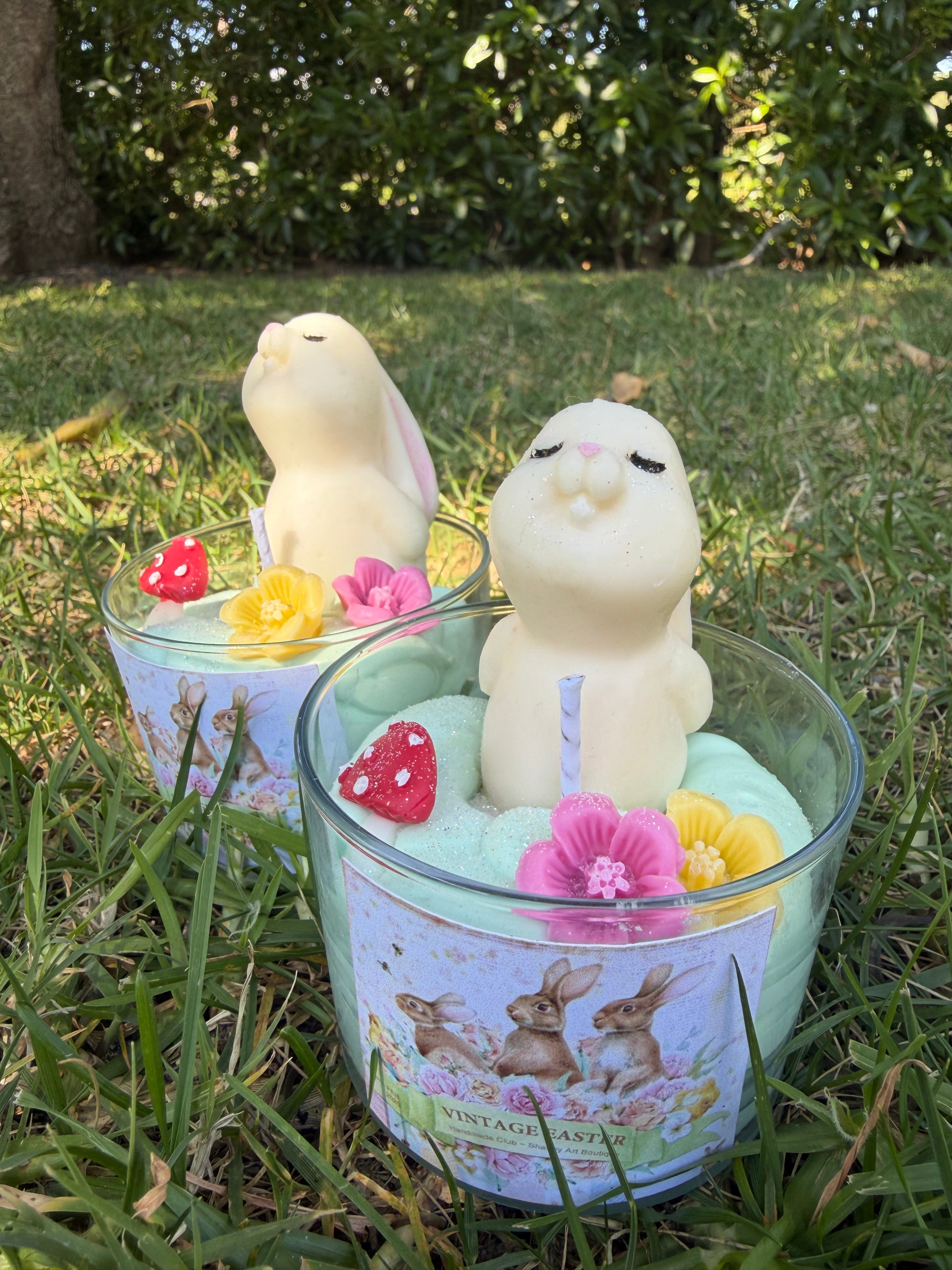 Vela coelho “Vintage Easter”