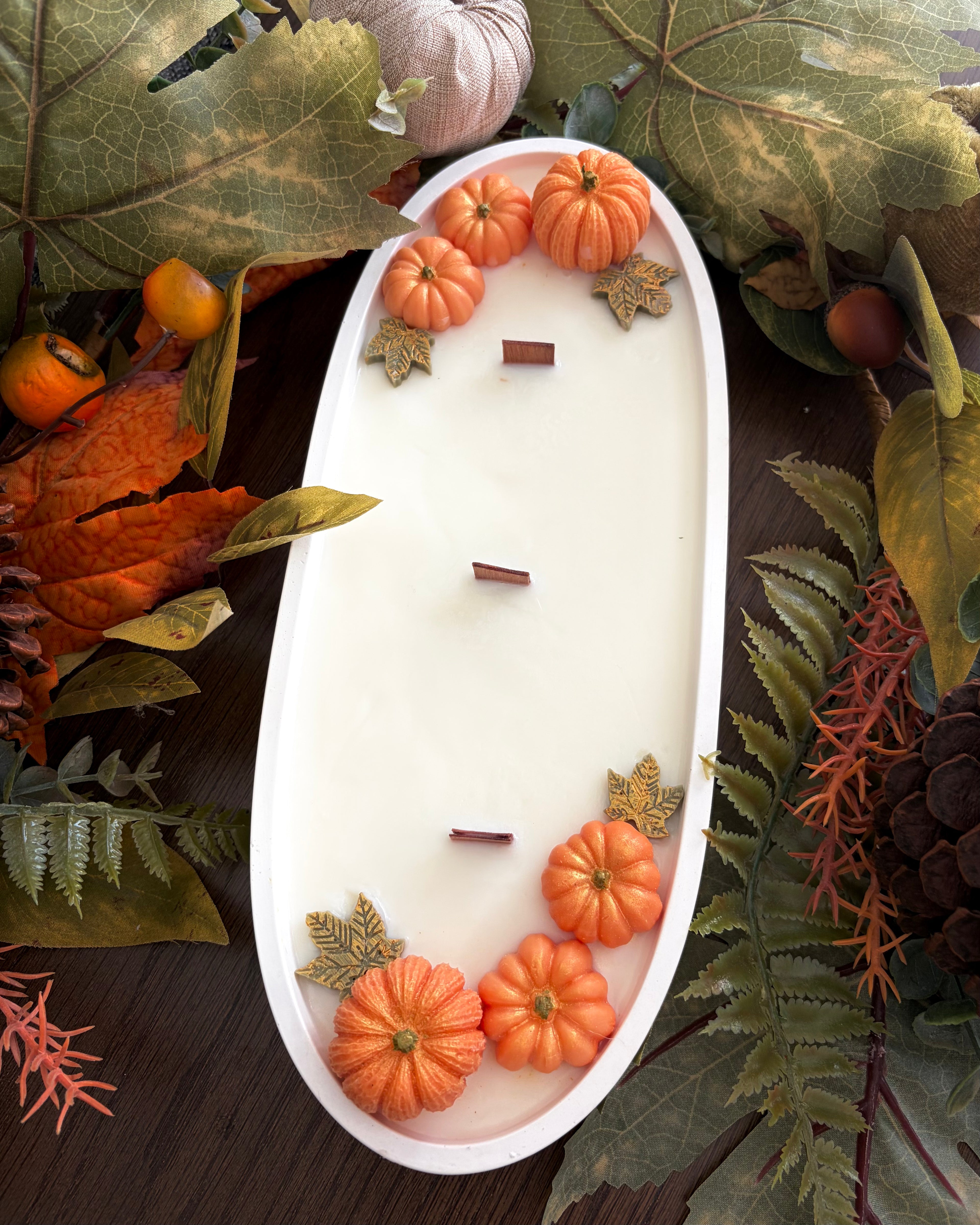 Taça grande oval “Pumpkin Spice”